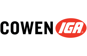 A theme logo of Cowen IGA